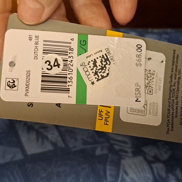 PGA Tour mens L tee ptp 23" length 30 - Picture 4 of 6